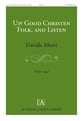 Up! Good Christen Folk, and Listen SATB choral sheet music cover